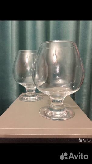 Бокалы пивные. Фужеры коньячные