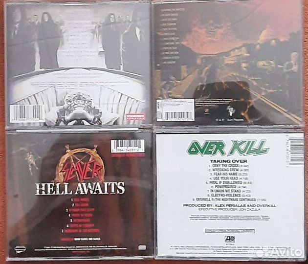 Overkill, Megadeth, Accept CD