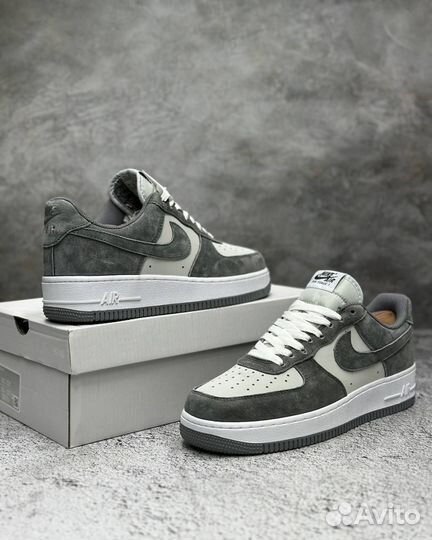 Кроссовки nike air force 1 low с мехом