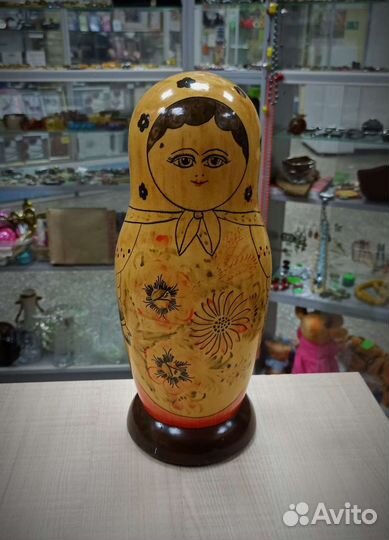 Советская Большая Матрёшка Шкатулка Для Бутылок