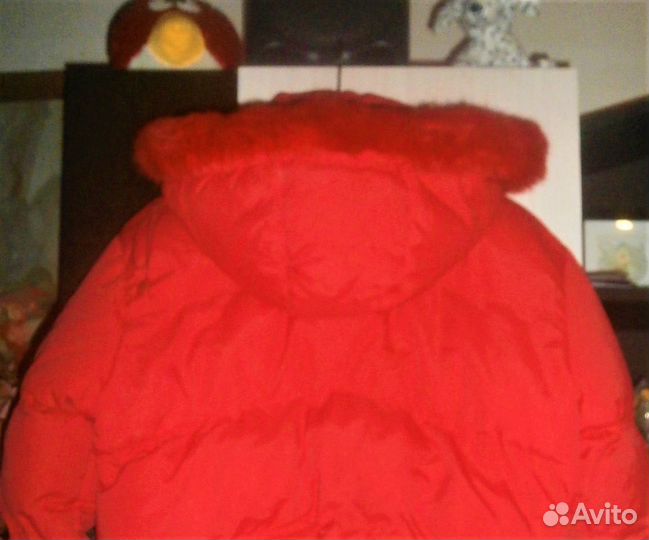 Спорт.Пуховик.Унисекс.Натур.мех.Большой р-р