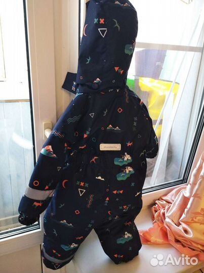 Комбинезон еврозима 80-86 Мими + 2 шапки