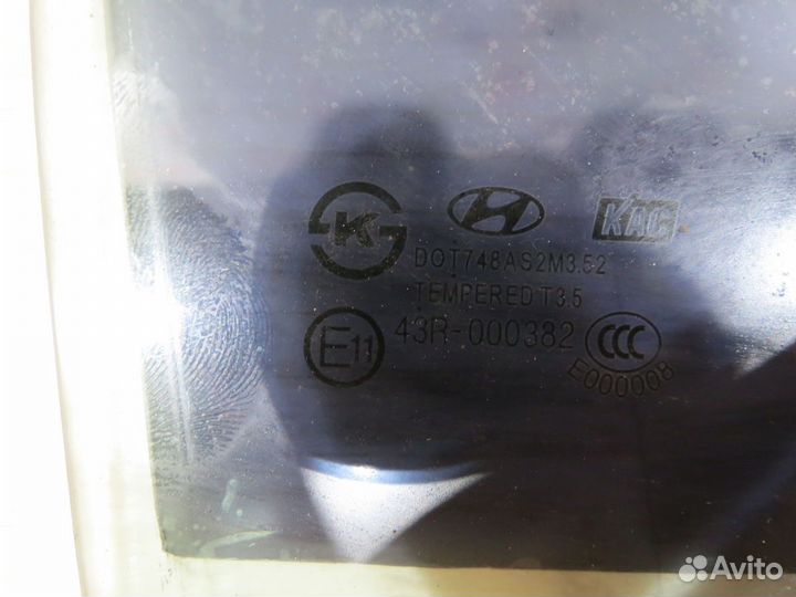 Стекло двери задней правой Hyundai i40