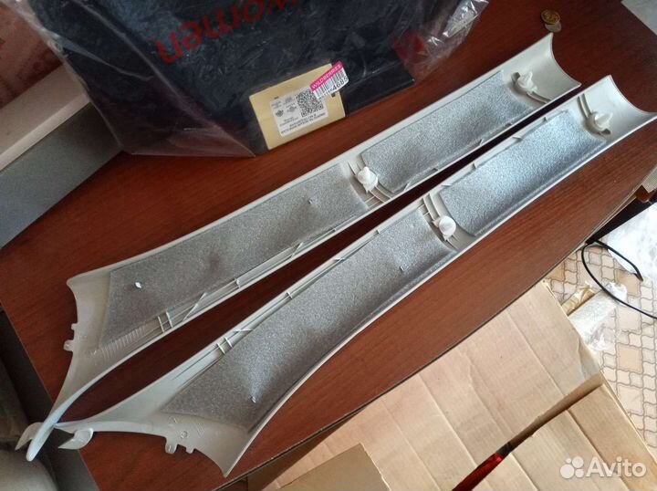 Накладки передних стоек лада гранта