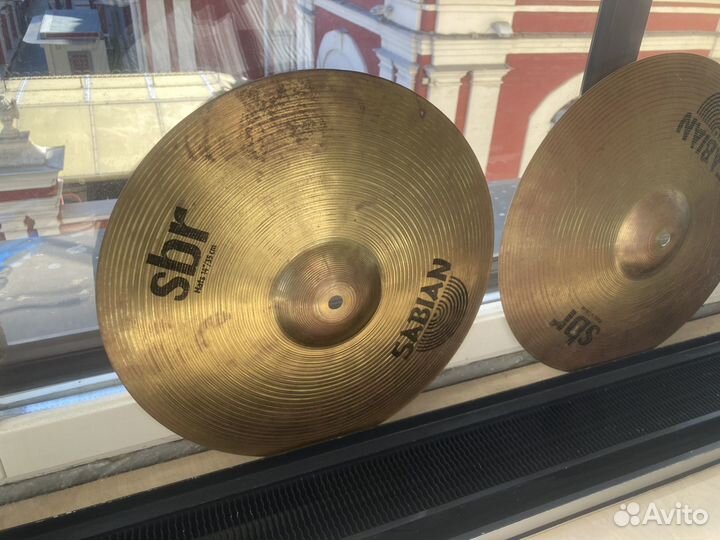 Тарелки комплект (Sabian sbr, Paiste pst 3 )