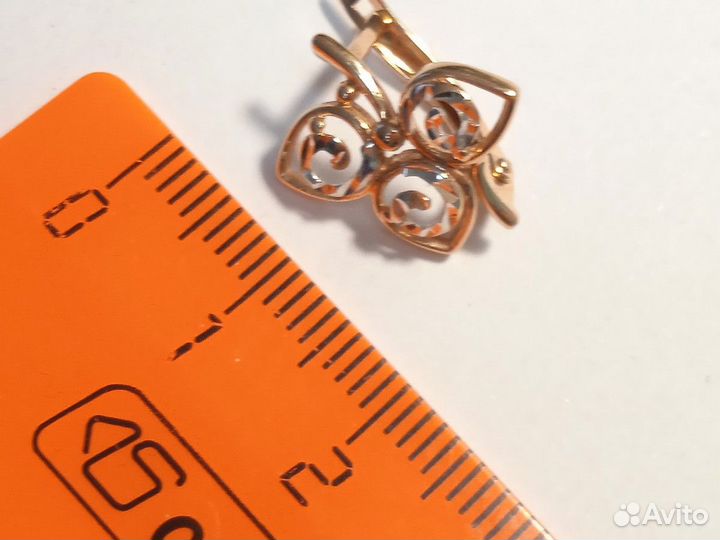 Серьги золотые