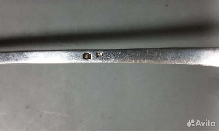 Антикварное столовое серебро половник ложка лопатк