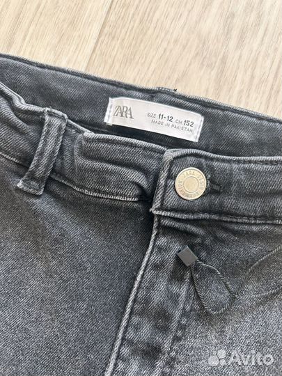 Джинсы zara для девочки 152 новые