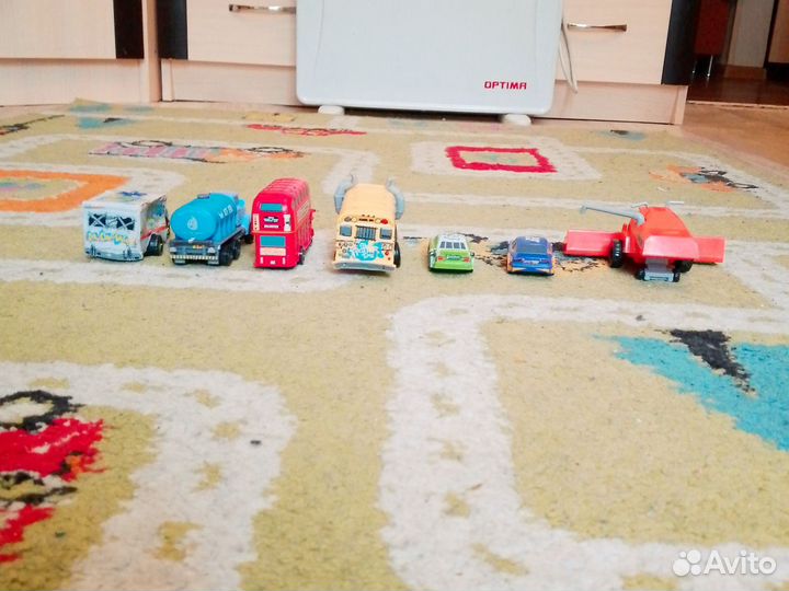 Машинки из мультфильма тачки 23 шт