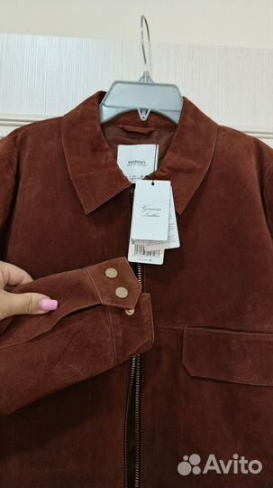 Замшевая куртка mango 46-48