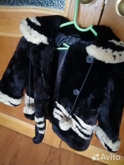 Шуба мутоновая детская