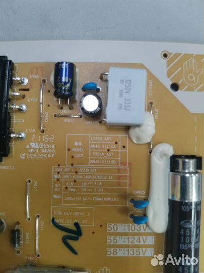 Блок питания bn44-01110a Samsung UE50AU8000