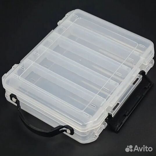 Коробка для воблеров 2х сторон 20.5х17.5х4.5см