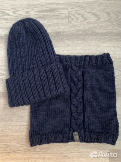 Комплект шапка и снуд