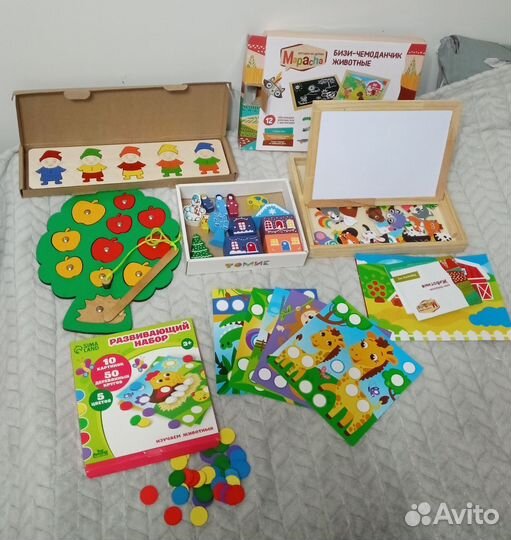 Большой пакет развивающих игрушек