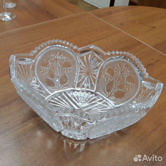 Вазы хрустальные ссср, рюмки, стопки