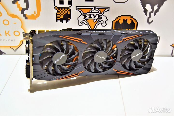 Видеокарта Gigabyte Gaming GTX1070 8Gb
