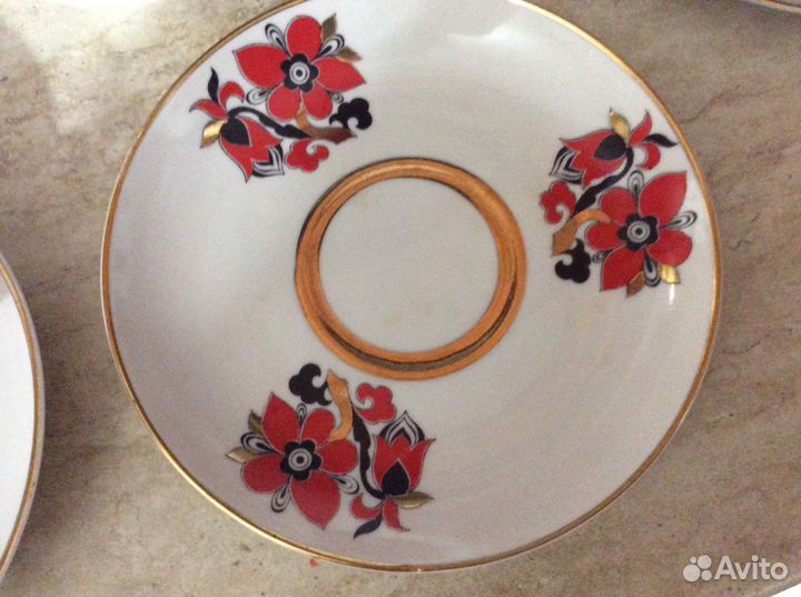 Чайник и чайные пары Воробьевский лфз 70-е