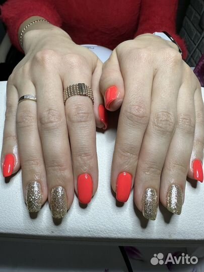 Маникюр с покрытием гель лак