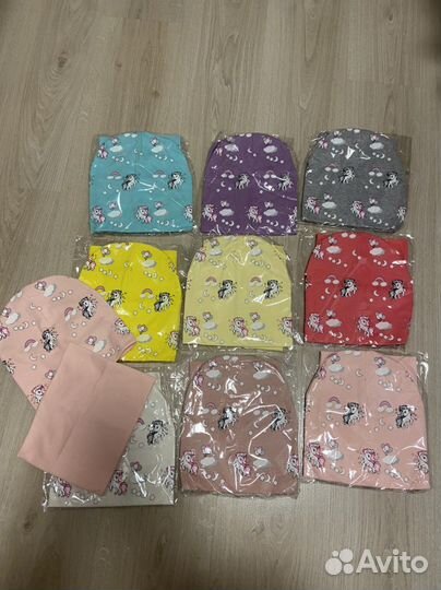 Шапка снуд комплект 44-52 новый