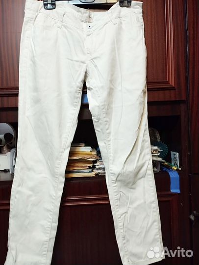 Джинсы People размер 50 белые