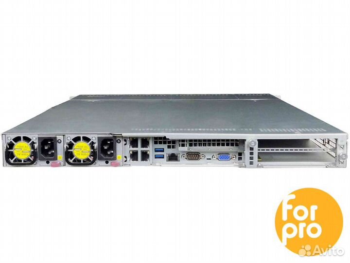 Supermicro 1U X11DPU 4LFF 2x6140Gold 128GB, 9361