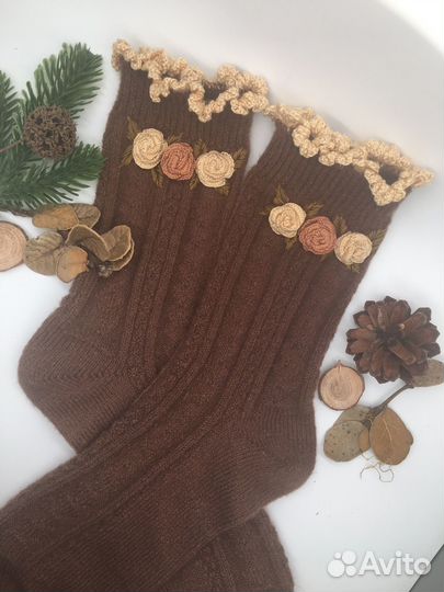 Шерстяные носки