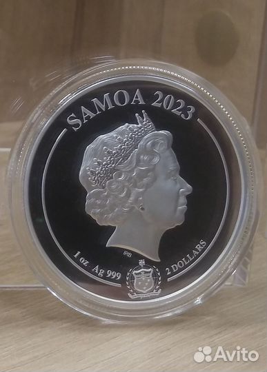 Серебряная монета 