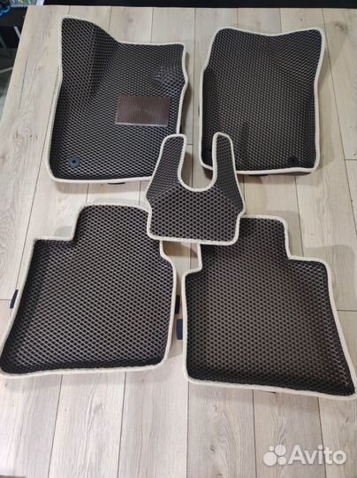 Автоковрики EVA с бортами в Хонда Аккорд 7 эва