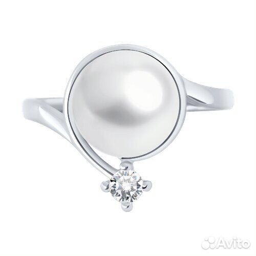 Кольцо sokolov из серебра, 92014619, р.17