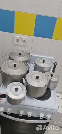 Кастрюля алюминиевая бу