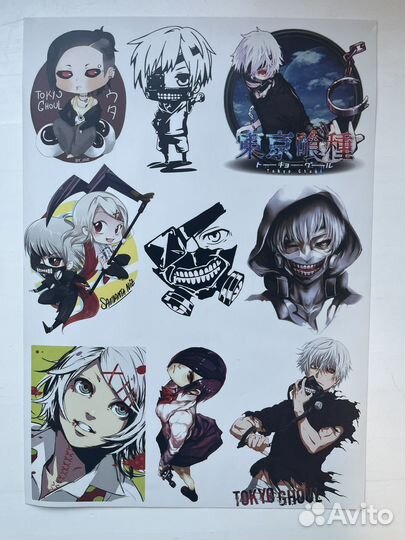 Наклейки Токийский гуль