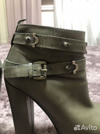 Ботильоны женские 36 р. кожа Италия