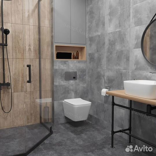 Инсталляция Grohe и подвесной унитаз