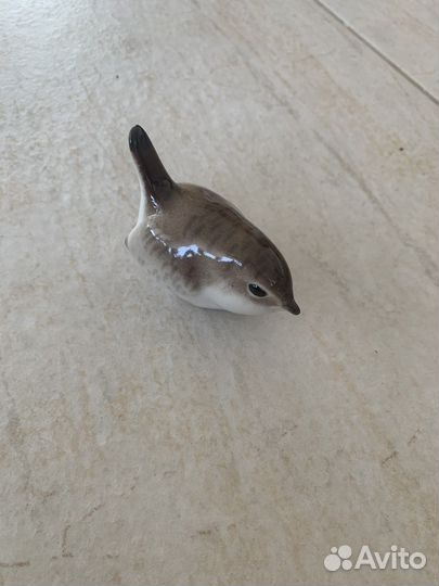 Статуэтки птицы лфз Гжель заяц