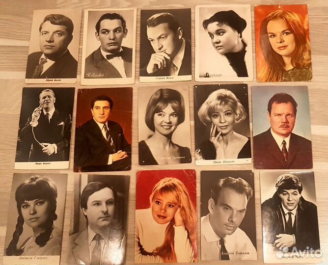 Коллекция фотографий актеров эпохи СССР