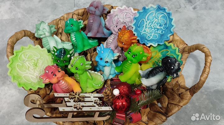 Мыло ручной работы новый год