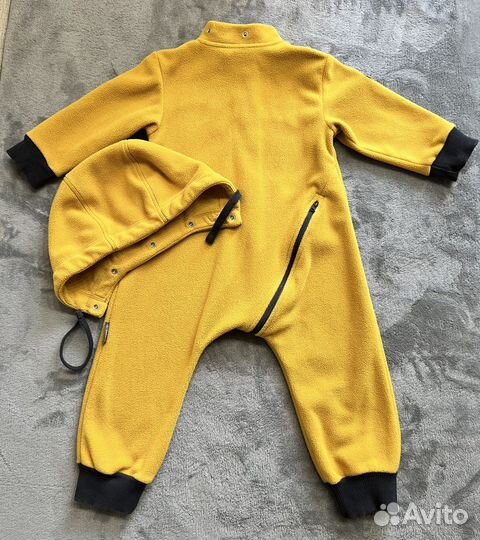 Комбинезон флисовый, поддева 86