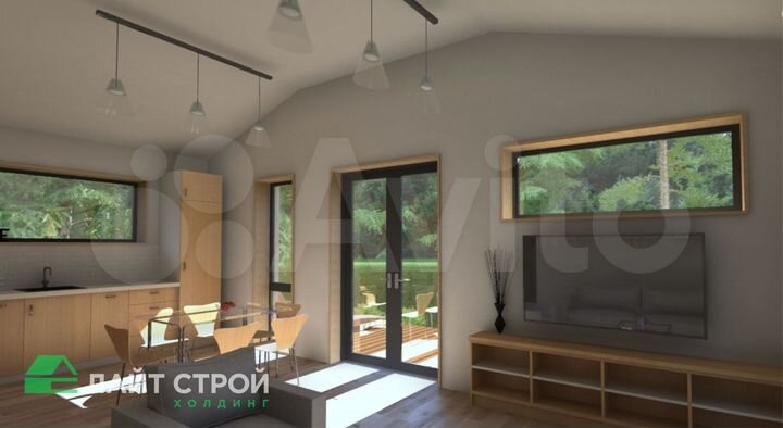 Дом 89,5 м² на участке 6 сот.