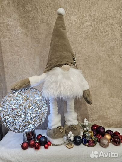 Праздничные украшения гномы под ёлку
