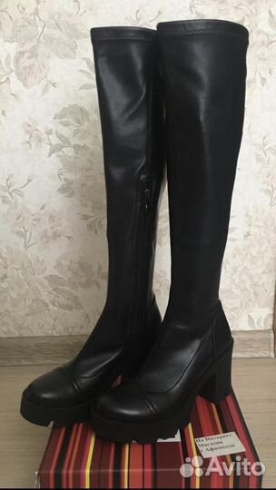 Сапоги ботфорты черные 36 размер