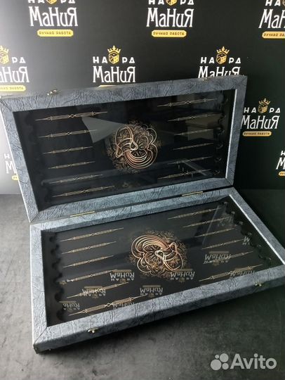 Нарды стеклянные в наличии и на заказ