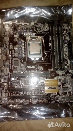 Мат. плата Asus s1151 + проц G4400