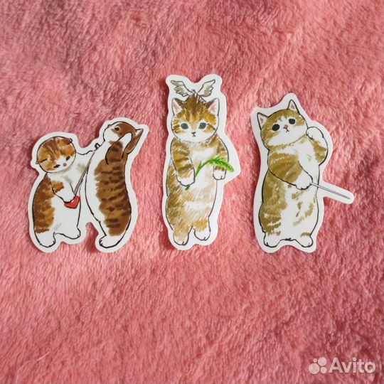 Стикеры (наклейки)котики