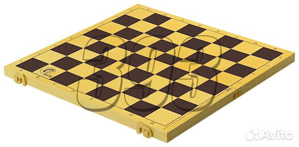Шахматная доска складная без фигур (41645)