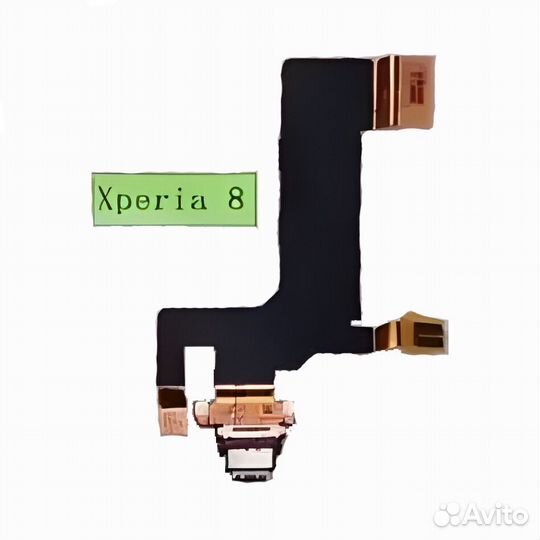 Шлейф для Sony Xperia 8 + системный разъем + микро
