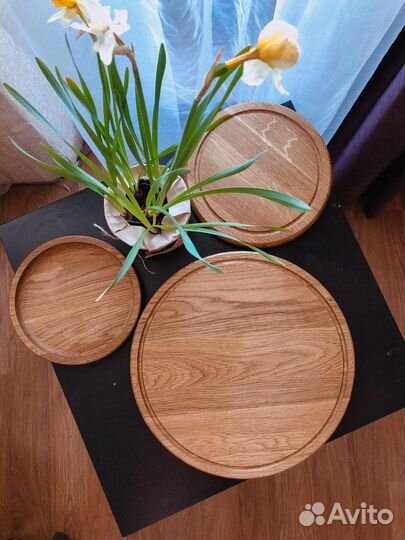 Тарелочки из дуба блюдо для подачи