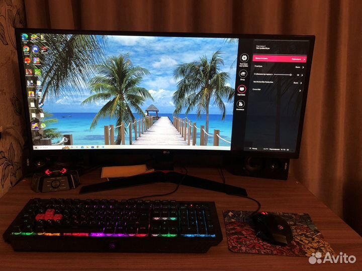 Игровой пк с монитором