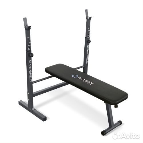 Oxygen springfield Скамья для жима со стойками