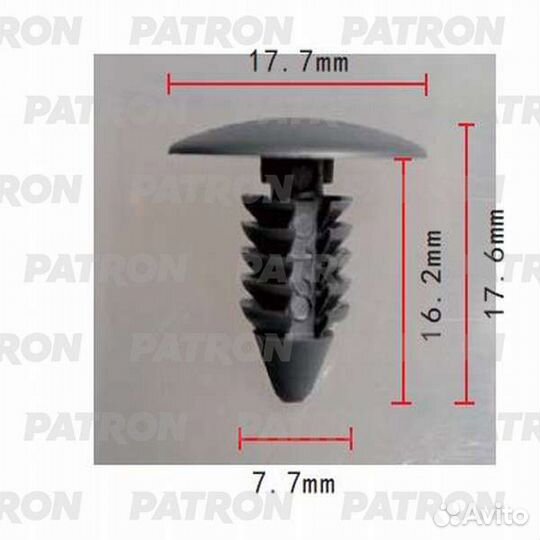 Patron P37-0343 Клипса пластмассовая AMC Chrysler